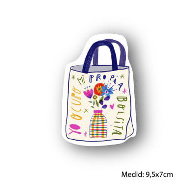 Sticker Uasl Yo Ocupo mi propia Bolsita