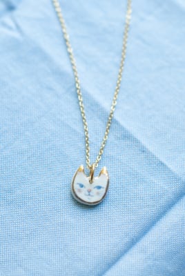 Colgante Gato Porcelana4