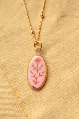 Colgante Flor Rosa
