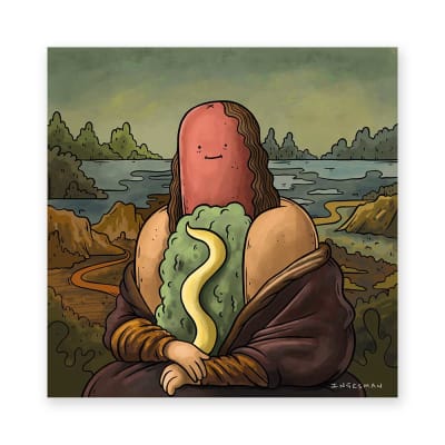 Print La Mona Lisa2