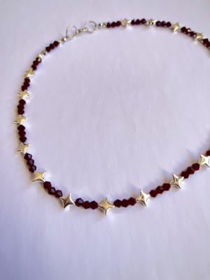 Collar glass destello lunar