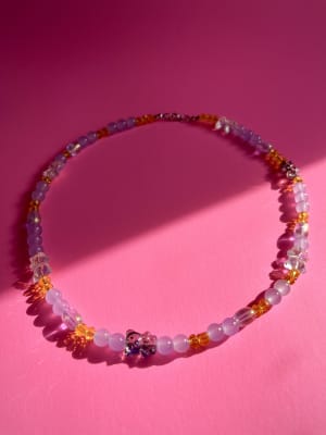 Collar glass asimétrico bear1
