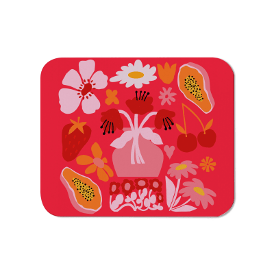 Mousepad Frutas Pink1