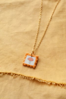 Colgante Estampilla honguito1