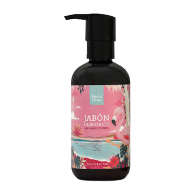 Jabón o shower gel floral