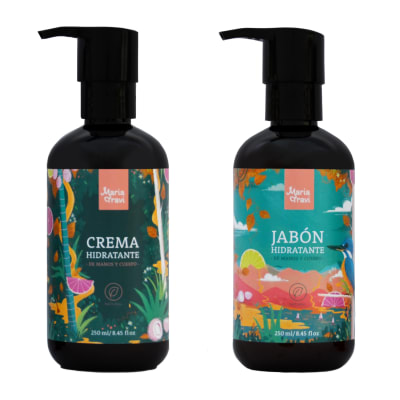 Jabón y crema de cuerpo green