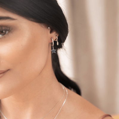 ARGOLLAS ESTRELLAS PLATA