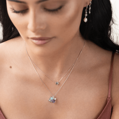 COLLAR PLATA ESTRELLA - Musa Accesorios