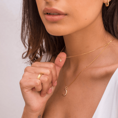 COLLAR GOLD VERMEIL RAYO3
