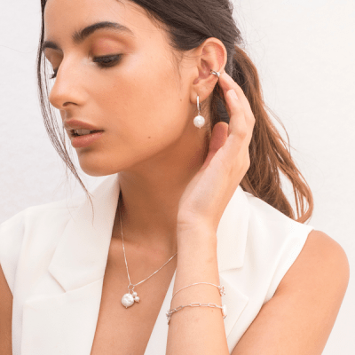 ARGOLLAS PERLA PLATA