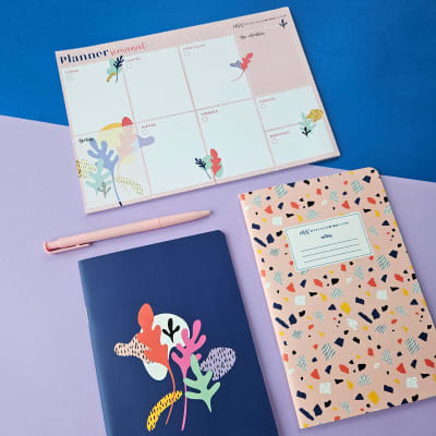 Set papelería Terrazo y flores1