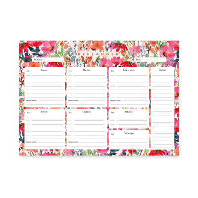 ORGANIZADOR SEMANAL RED GARDEN ENCOLADO AL LOMO1