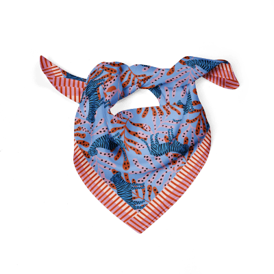 Pañuelo Tigre Blue Rayas - Lia1