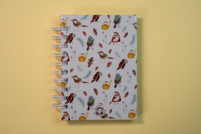 Cuaderno A5 Pajaritos y té1