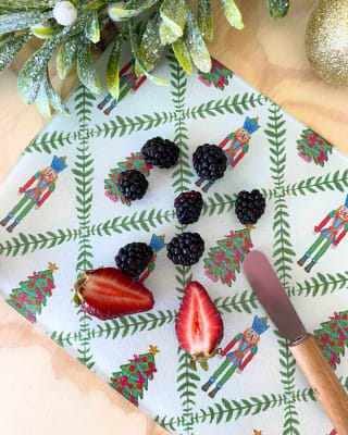 Tabla de vidrio Navidad ilustrada Cascanueces