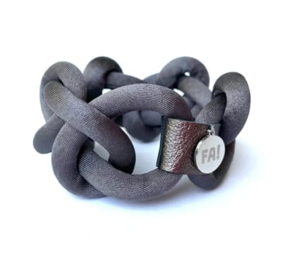 Pulsera FA! LOOP Gris1