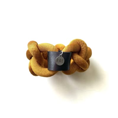 Pulsera FA! LOOP Mostaza1
