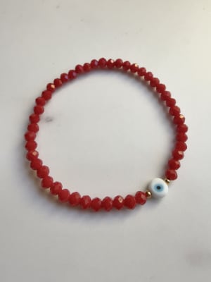 Pulsera Ojo Turco Blanco1