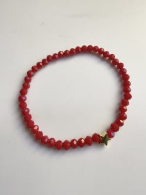 Pulsera Roja Estrella