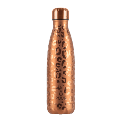 BOTELLA TÉRMICA PUUR BOTTLE GOLD PANTHER | 500 ML