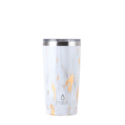VASO TÉRMICO PUUR CUP GOLD MARBLE | 500 ML