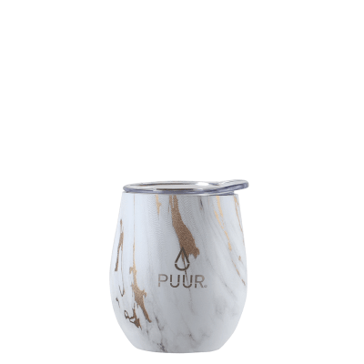 PUUR CUP GOLD MARBLE 240ML