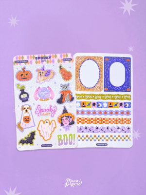 Set Stickers Spooky Club