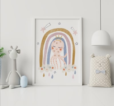 Lámina pulpo arcoiris