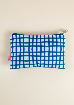 Estuche Midi LIA Cuadrille azul