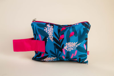 Estuche Clutch Flores