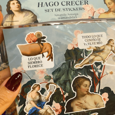 Set Stickers Hago crecer