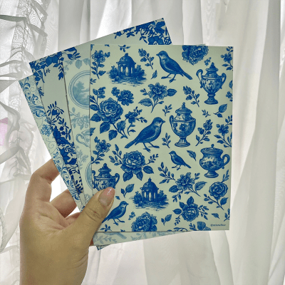 Set Fondos Adhesivos Loza Nostálgica - ni tan chica