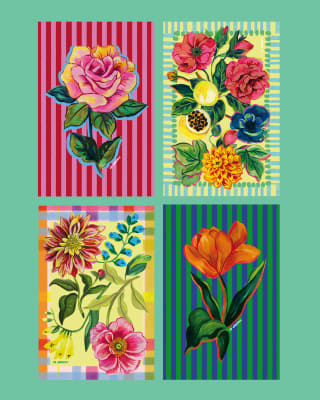 Set 4 postales Mix&Match