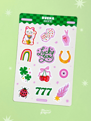 Set stickers Buena Suerte