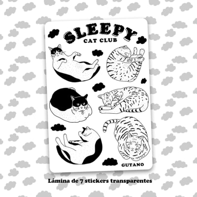 Set de stickers sleepy