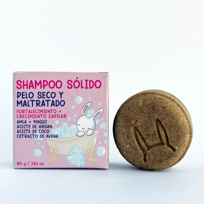 Shampoo Solido Pelo Seco Maltratado