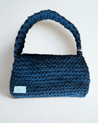 CARTERA A CROCHET BLACK