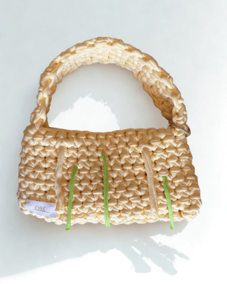 CARTERA A CROCHET YELLOW