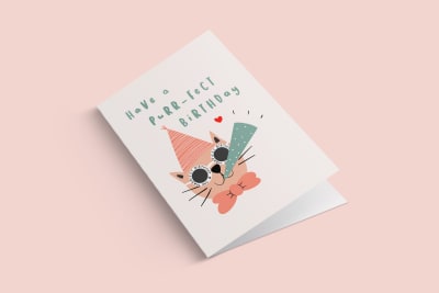 GREETING CARD GATO1