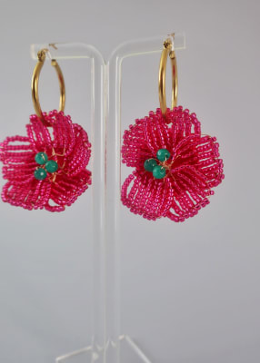 Aros de mostacillas 0141