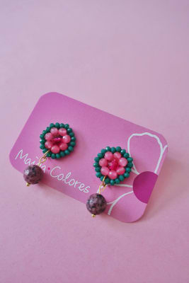 Aros bordados pequeños 0061