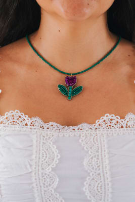 Collar flor chica1