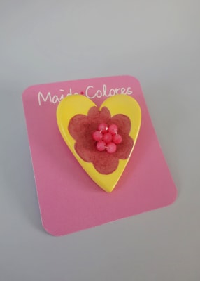 Prendedor cerámica grande 0051