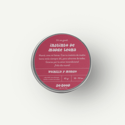 Vela lata Madre Instinto Leona 65gr