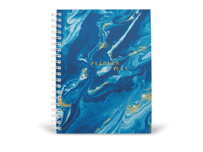 Planner mix Blue marmol