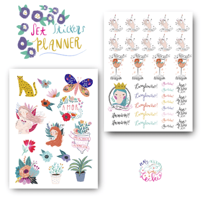 Set Sticker Planner - UASL