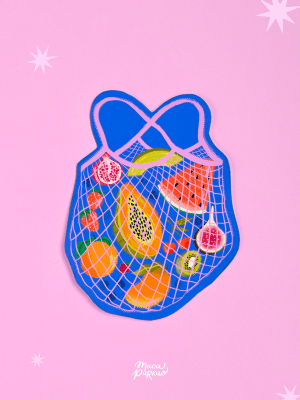 Sticker Bolsa Frutas