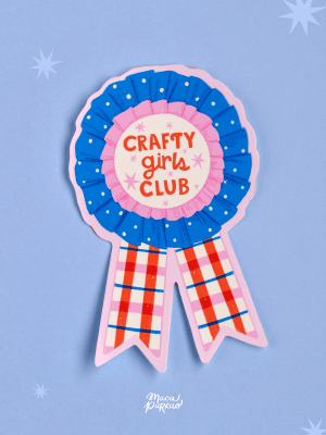 Sticker Cinta Crafty Girl