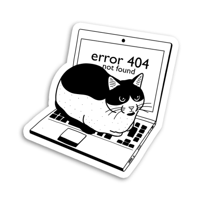 Sticker waterproof (error 404)1