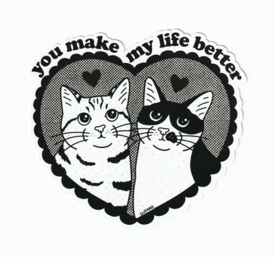 Sticker waterproof (You make my life better)
